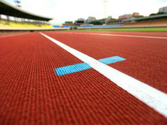 混合型塑胶跑道成品展示