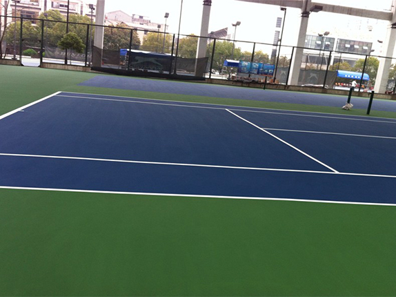 丙烯酸网球场成品展示